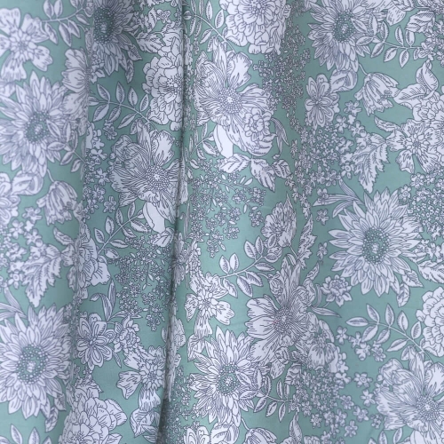 Tkanina Bawełniana Premium Kathe w kolorze miętowym