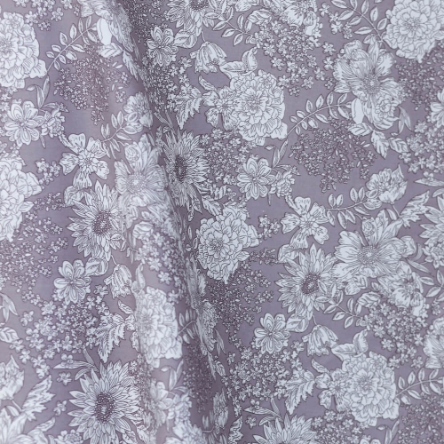 Tkanina Bawełniana Premium Kathe w kolorze brudnego różu