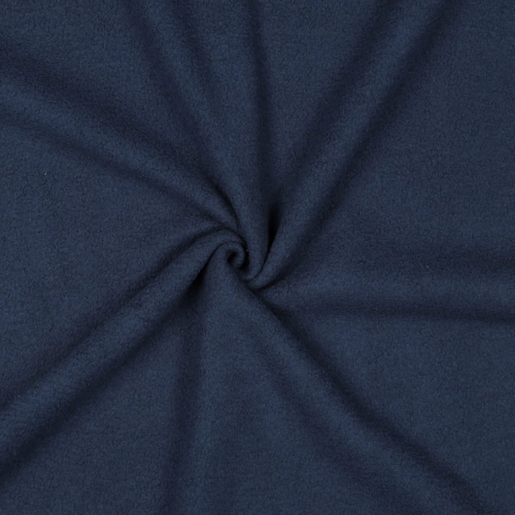 Polar bawełniany Sherpa w kolorze granatowym