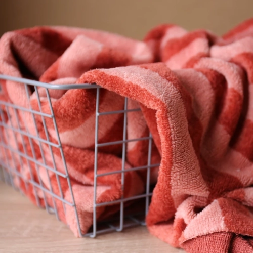 Dzianina Frotte Marsala/Lolipop