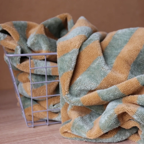 Dzianina Frotte Mint/Toffi