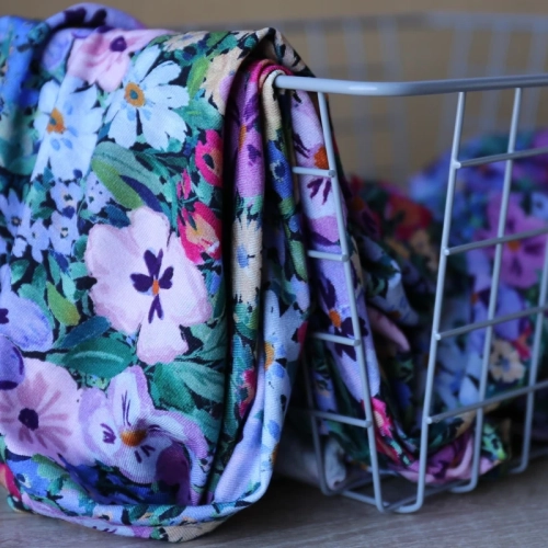 Lekka Wiskoza w Kwiaty Moli