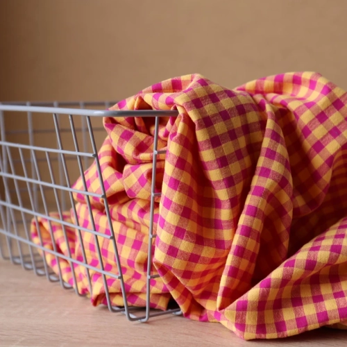 Tkanina Kreszowana Kratka Vichy  Pitaja