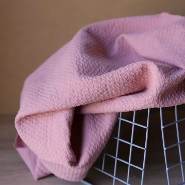 Tkanina Z Fakturą Diamoind - Brudny Róż