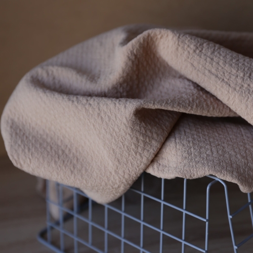 Tkanina Z Fakturą Diamond - Karmelowy Beż