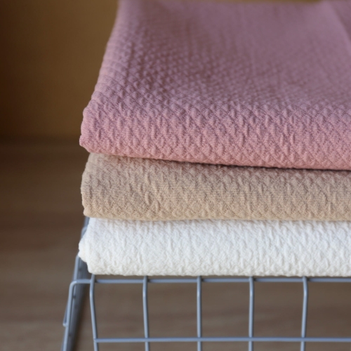 Tkanina Z Fakturą Diamond - Karmelowy Beż