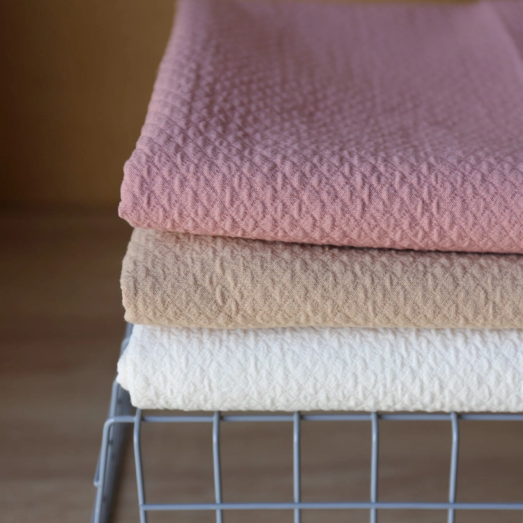 Tkanina Z Fakturą Diamond - Karmelowy Beż