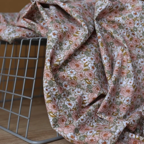 Tkanina Bawełniana Vintage Bouquet