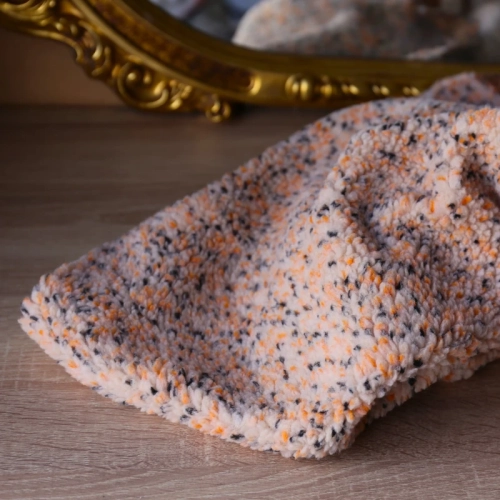 Sztuczne Futerko Melanż Brzoskwinia