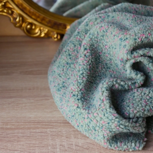 Sztuczne Futerko Melanż Mięta