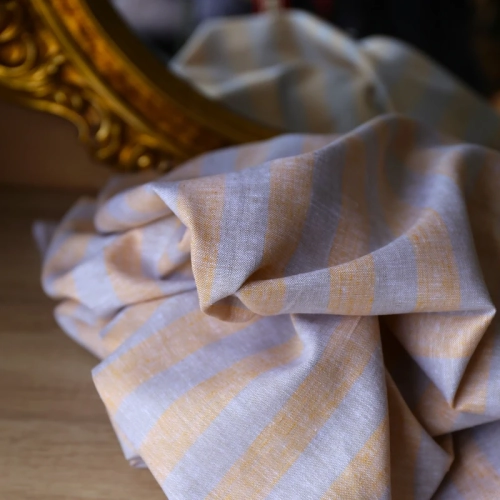 Len z Bawełną Rapsody Żółty Naturalny