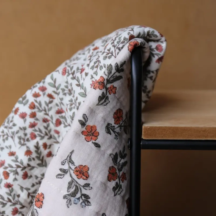 Tkanina Pikowana Muślinowa Old Garden