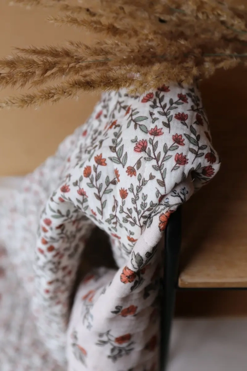 Tkanina Pikowana Muślinowa Old Garden