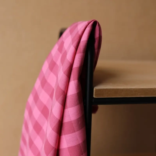 Kratka Vichy 2 cm Wiśnia z Maliną