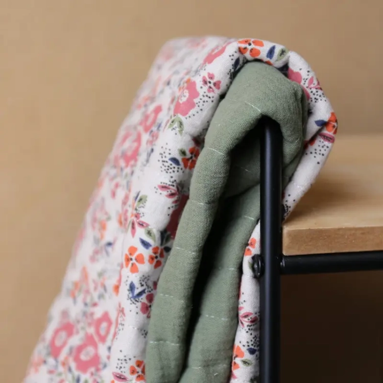 Tkanina Pikowana Muślinowa Floris