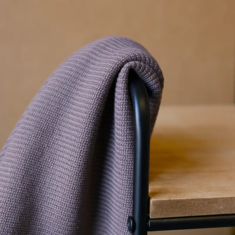 Dzianina Swetrowa - Ziemisty Brąz