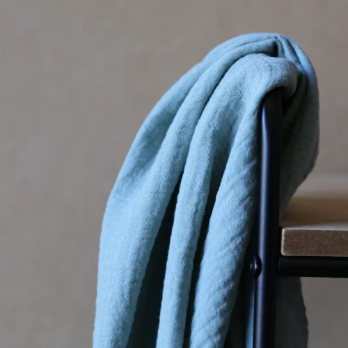 Muślin Double Gauze Wide Szałwiowy