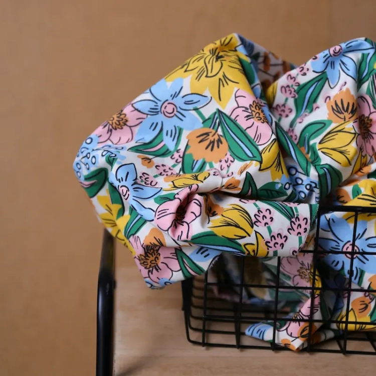 Popelina Bawełniana Kwiecisty Ogród