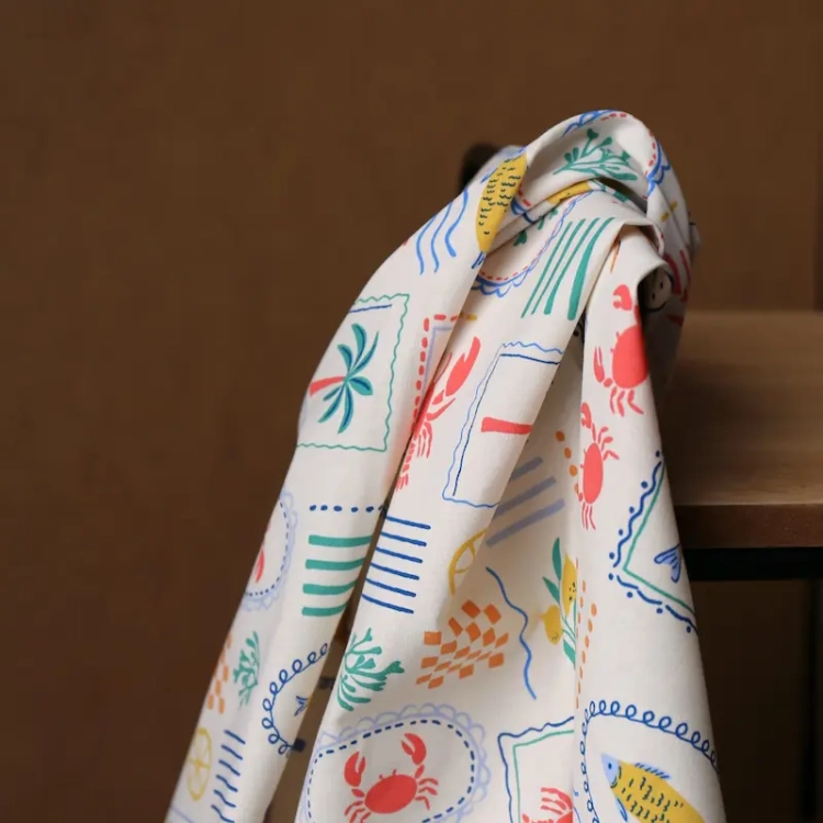 Popelina Bawełniana Costa Lemon