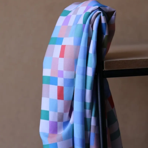 Wiskoza Kolorowy Patchwork