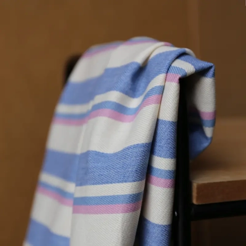 Jeans Riviera w Pasy Błękitno-Różowe