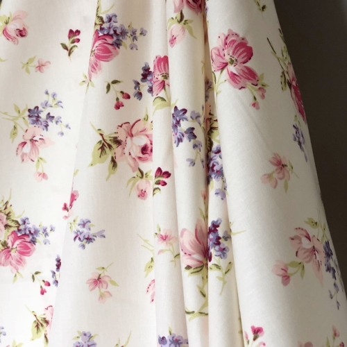 Bawełna Premium Vintage Girl Różowy Popcouture