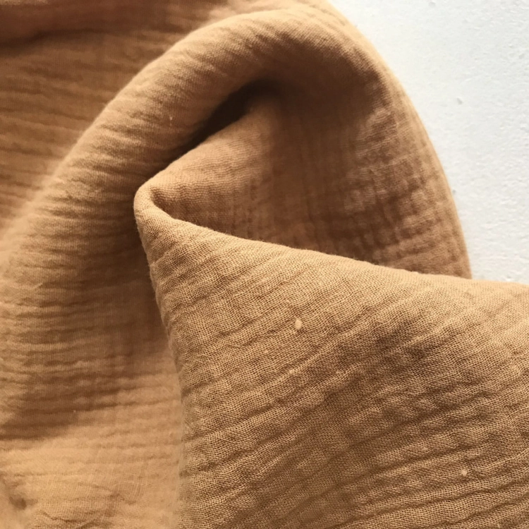 Muslin Double Gauze karmelowy