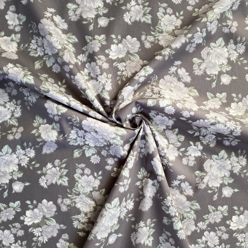 tkanina bawełniana w kwiaty