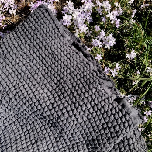 wafel grafitowy lniany