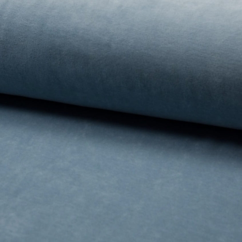 Welur zgaszony błękit