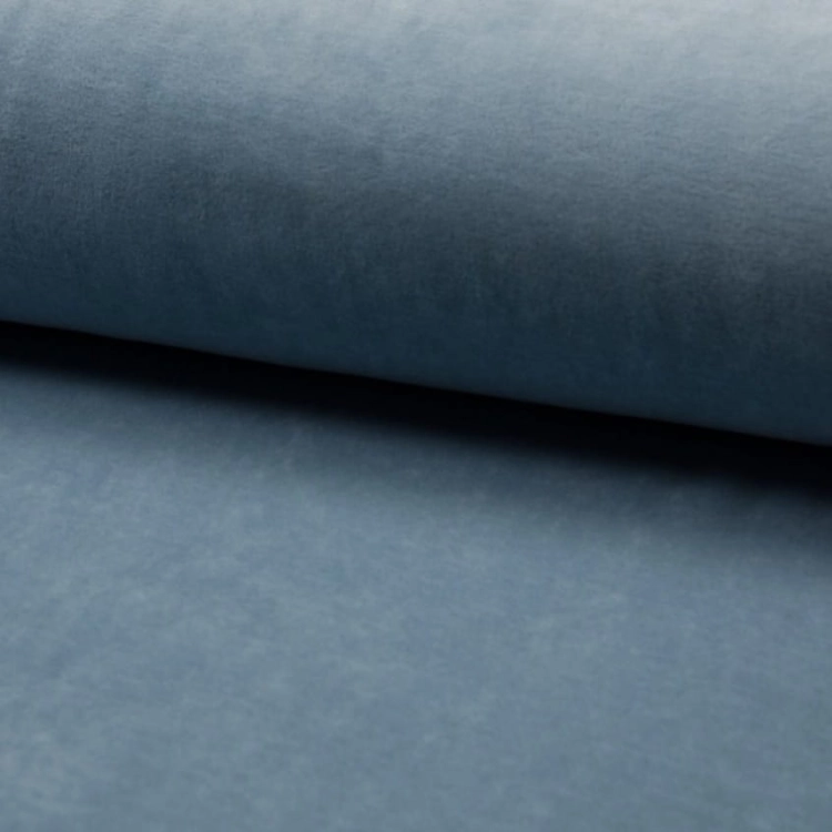 Welur zgaszony błękit