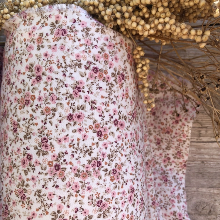 Twill organiczny w kolorze liliowym