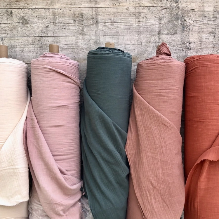 muślin linen look