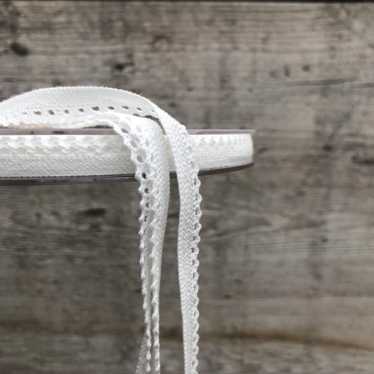 koronka ecru bawełniana