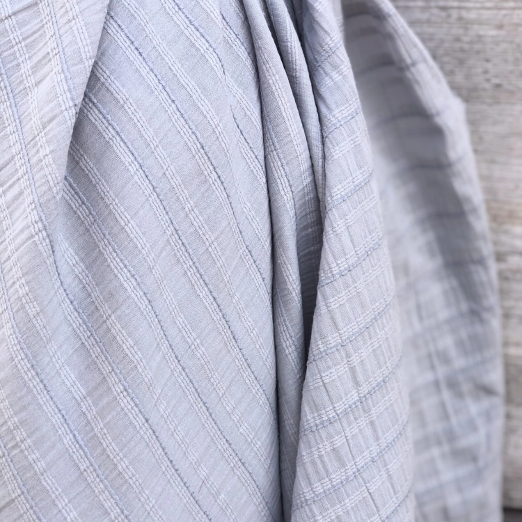 Gołębia bawełna prana BALI w prążki