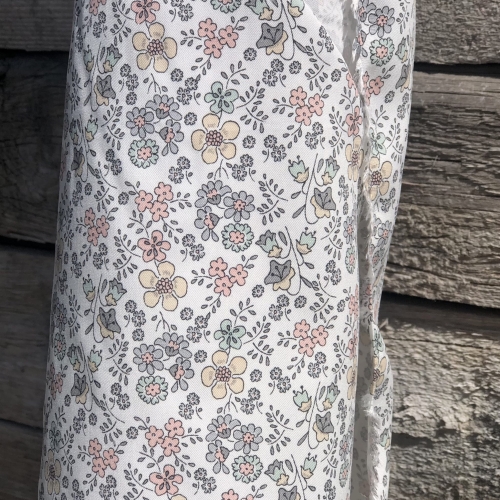 Tkanina EcoVero Flora pastelowa