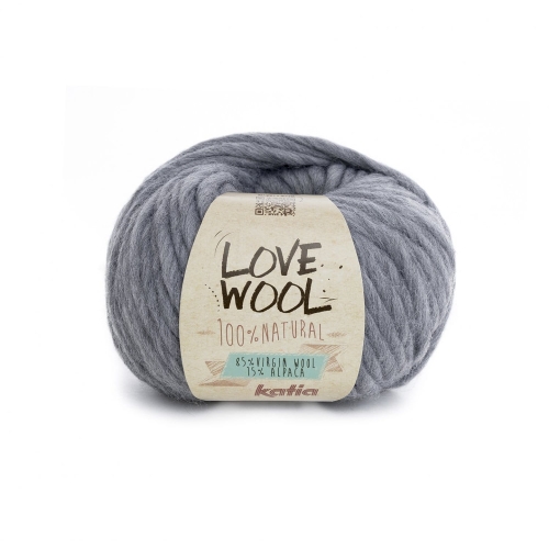 light grey Katia love wool