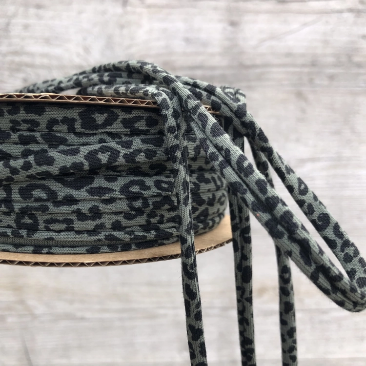 sznurek, troczek zielona panterka