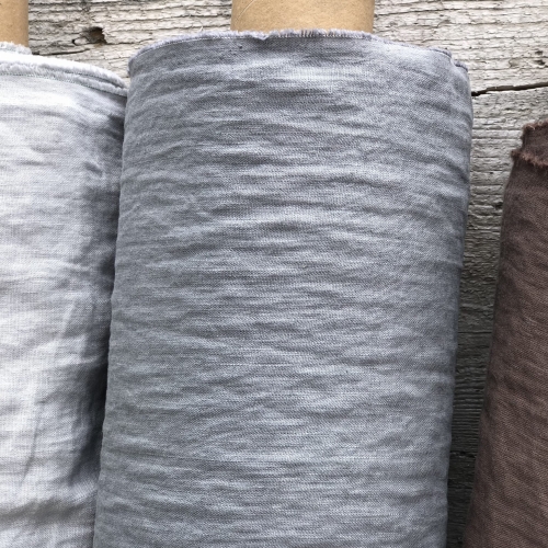 Len Oslo Szary Mysi 180 gram Odzieżowy