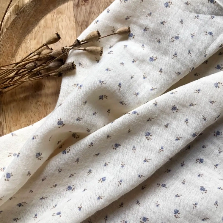 Muślin Bawełniany Bio Double Gauze Vintage Meadow