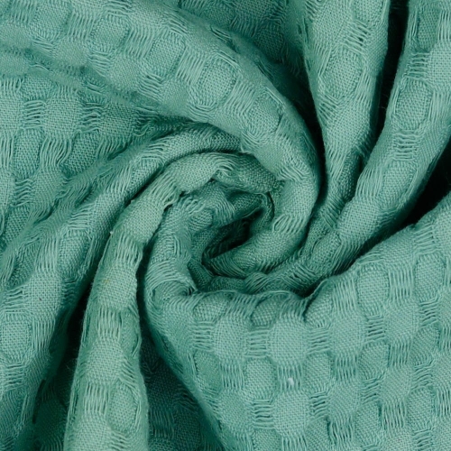 Bawełna Wafel Maxi - Mięta