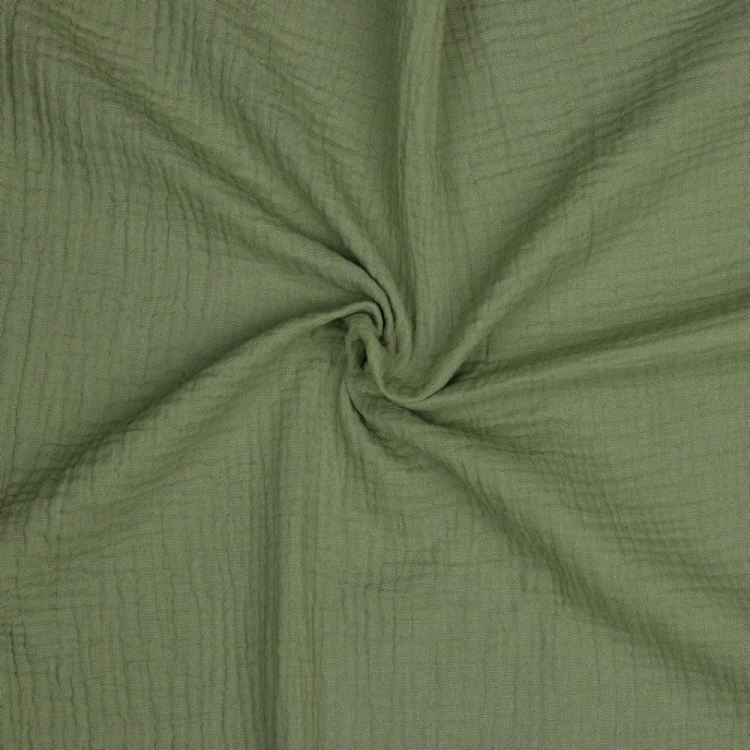 Muślin w kolorze zielonym