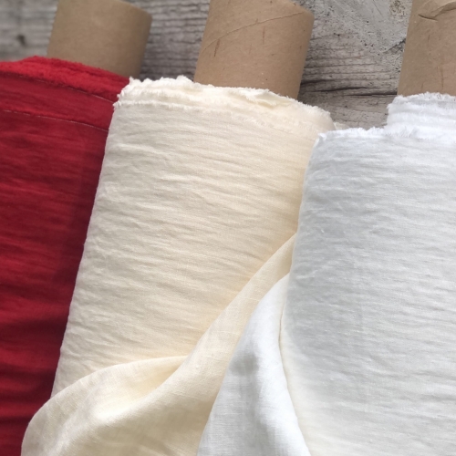 Len Oslo w kolorze waniliowym