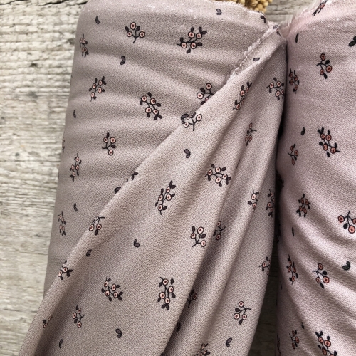 Krepa Wiskozowa w kolorze ziemistego beżu