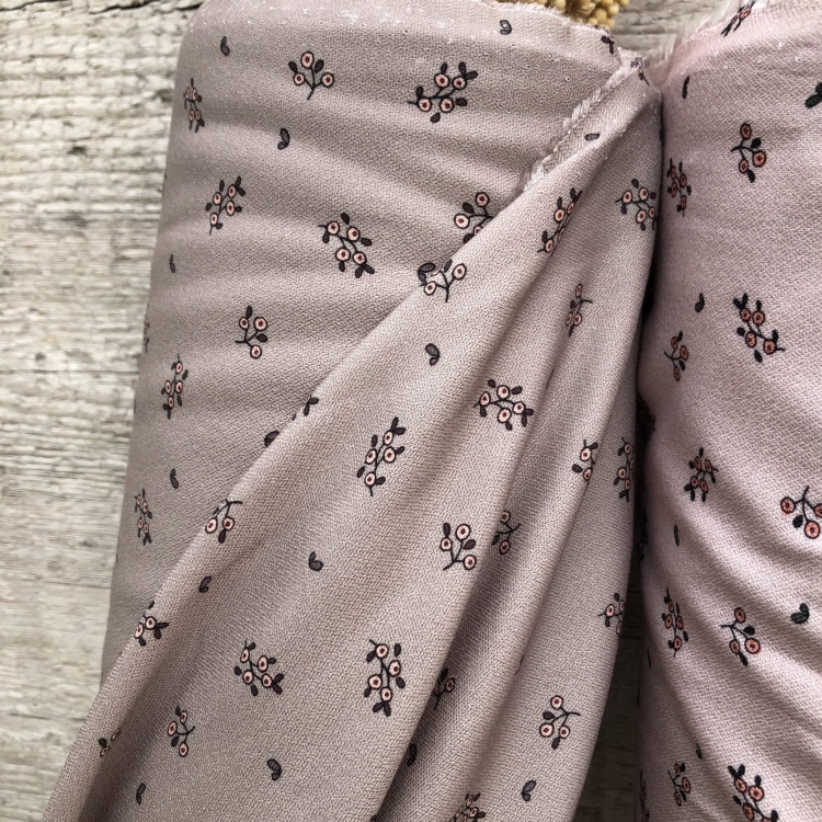 Krepa Wiskozowa w kolorze ziemistego beżu