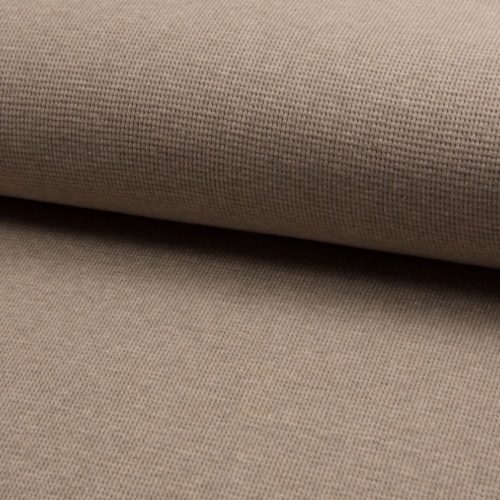 Jersey Materiał Waflowy w kolorze Beżowym