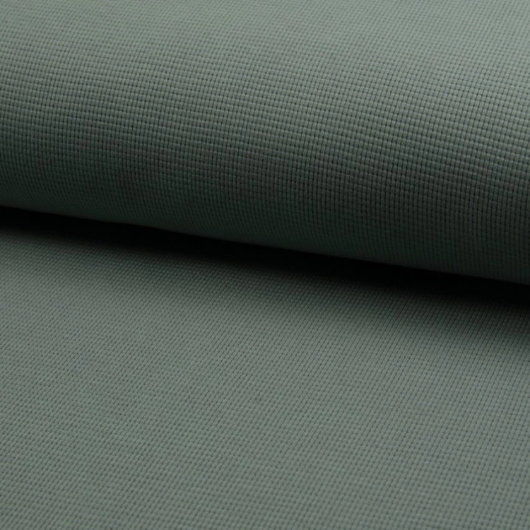Jersey Materiał Waflowy w kolorze Zielonym
