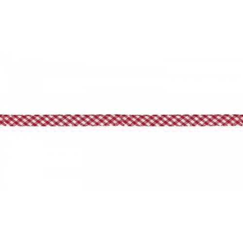 Taśma dekoracyjna w kratkę z koronką