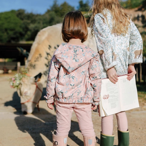 Dzianina Katia w kwiaty