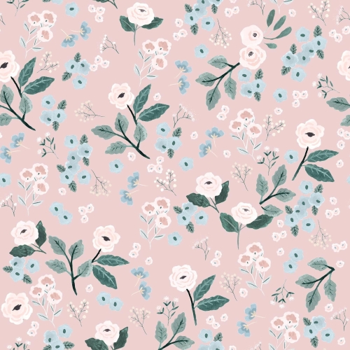 Dzianina Katia w kwiaty